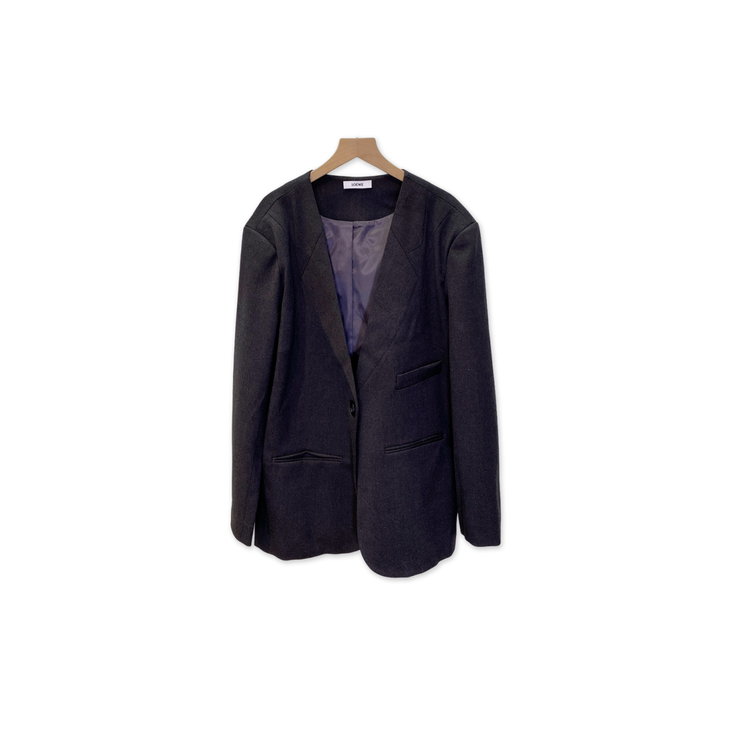 LOEWE ONE-BUTTON OVERSIZED SUIT